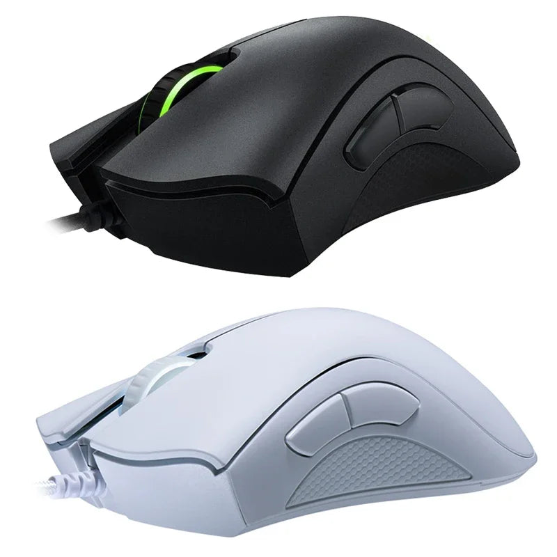 Original Razer DeathAdder  – Précision Légendaire pour Joueurs d’Exception-Souris de jeu Souris 6400DPI Capteur optique 5 boutons indépendants pour ordinateur portable PC Gamer