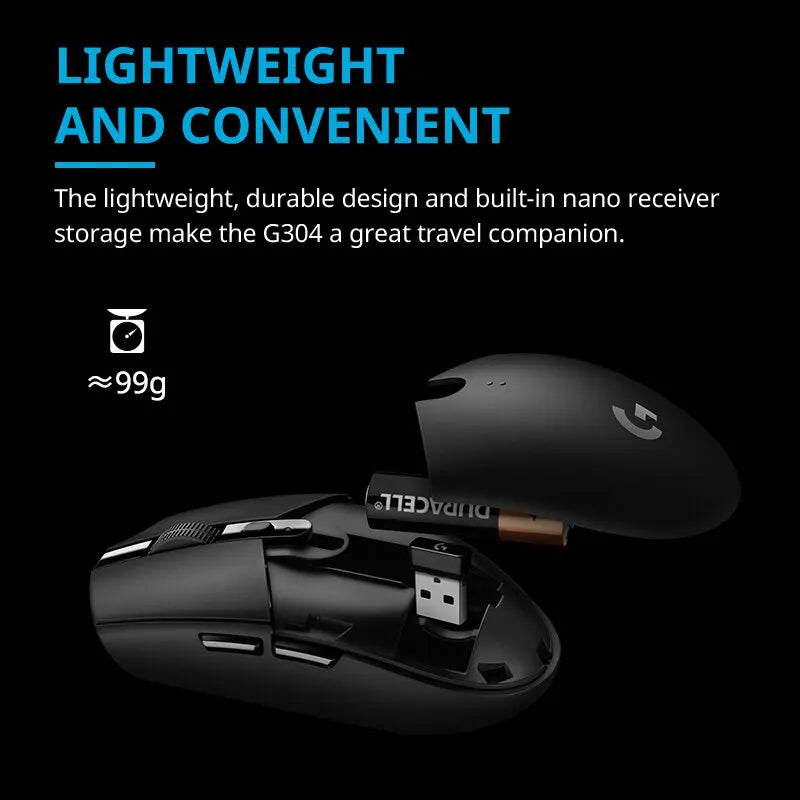 Logitech G304 Lightspeed – Souris Gaming Sans Fil Pro pour eSport (Équivalent G102 Amélioré)