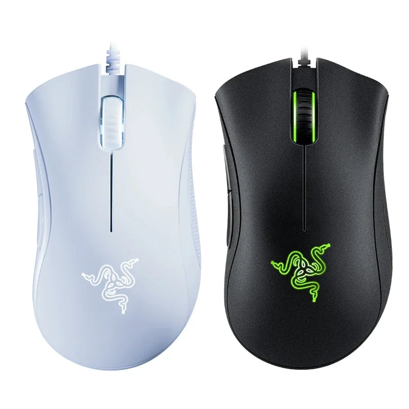 Original Razer DeathAdder  – Précision Légendaire pour Joueurs d’Exception-Souris de jeu Souris 6400DPI Capteur optique 5 boutons indépendants pour ordinateur portable PC Gamer