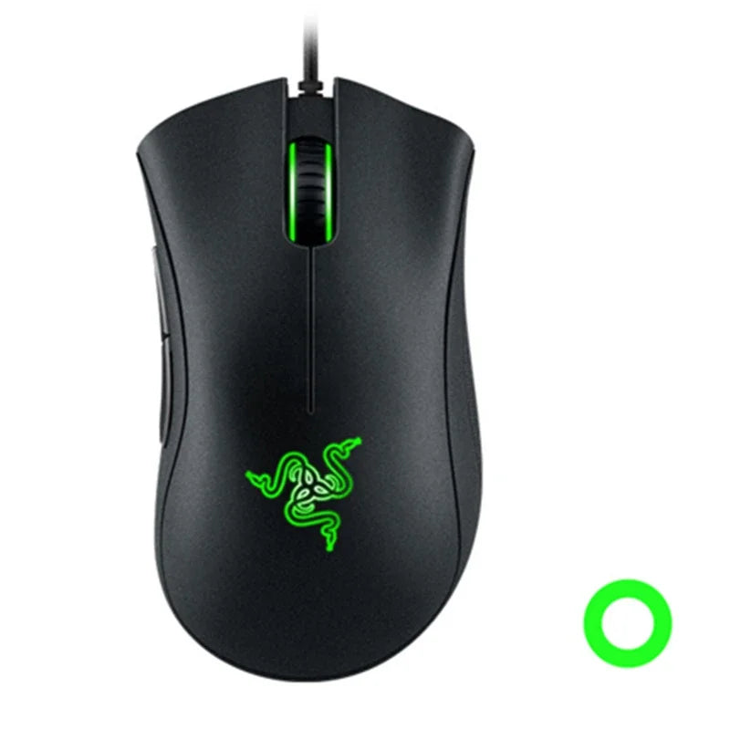 Original Razer DeathAdder  – Précision Légendaire pour Joueurs d’Exception-Souris de jeu Souris 6400DPI Capteur optique 5 boutons indépendants pour ordinateur portable PC Gamer