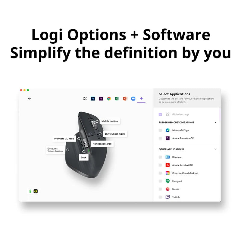 Souris Logitech MX Master 3S – L'Excellence Réinventée